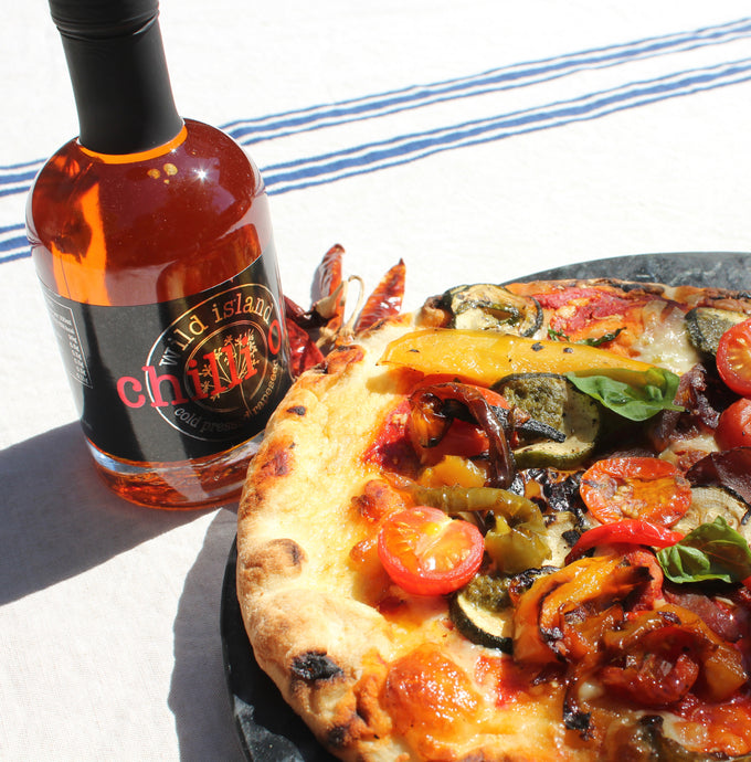 Pizza with Chilli Infused Oil