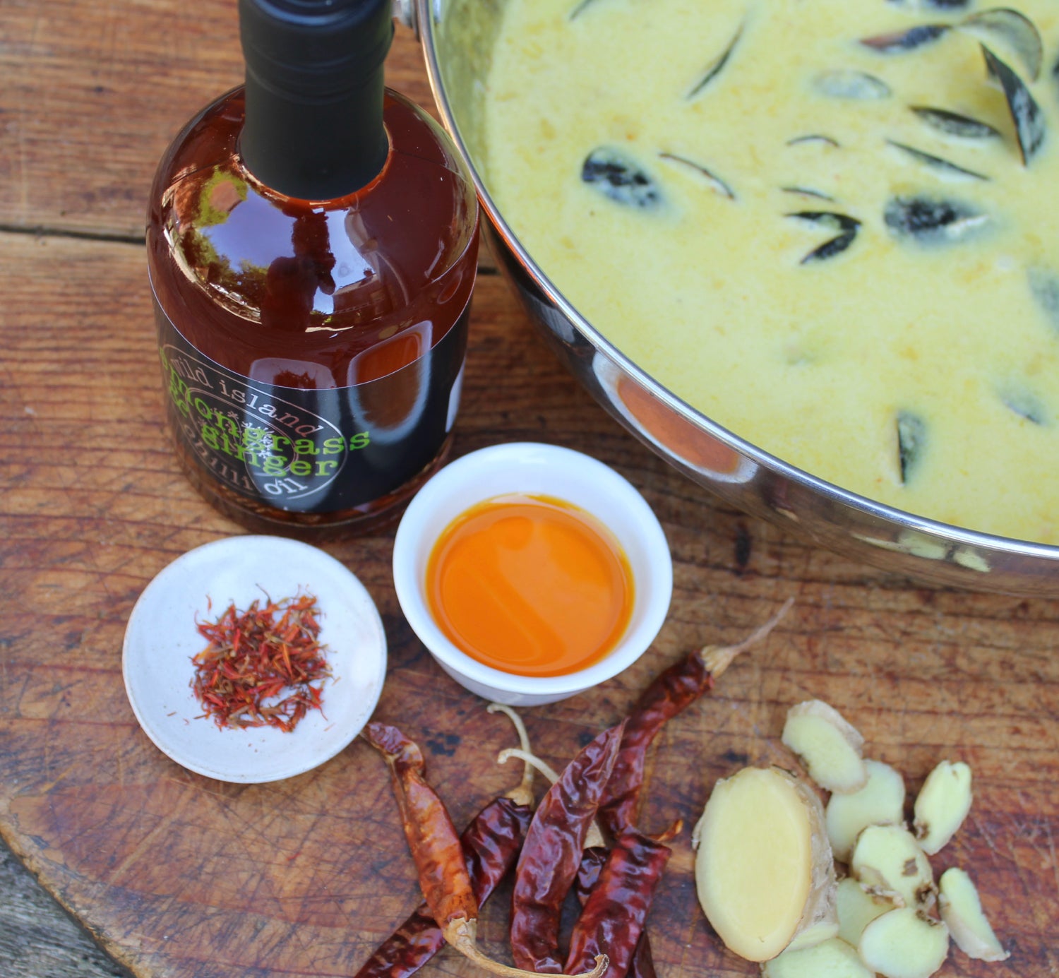 Lemongrass & Ginger Chilli Oil Wild Island Store